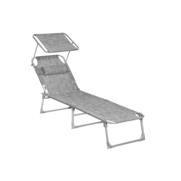 Кровать 71x200x38см., серая