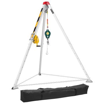 Rescue tripod VEVOR JC120065, 544 kg winch