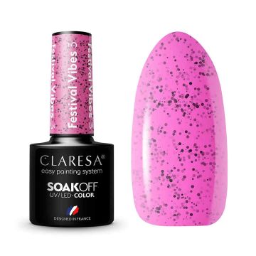 Gel polish CLARESA Festival Vibes 3, Pink