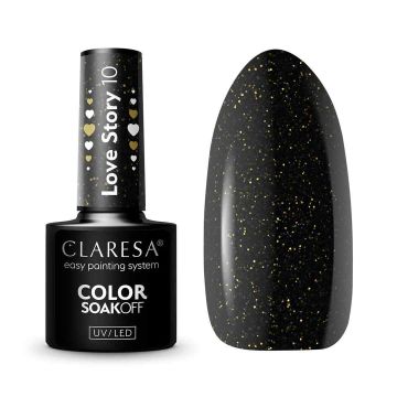 Gel nail polish Claresa Love Story, 10 pcs.