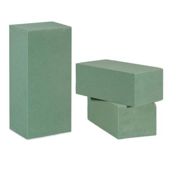 Gėlių putplastis Relaxdays, 3 vnt, 20 × 7,5 × 10 cm