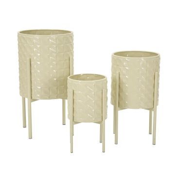 Gėlių stovai Betsy, 3 vnt, 36 × 56,5 × 36 cm, 30 × 48,5 × 30 cm, 24 × 37,5 × 24 cm