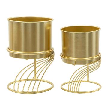 Gėlių stovai Spirally, 2 vnt, 23 × 35 × 23 cm, 20 × 30 × 20 cm
