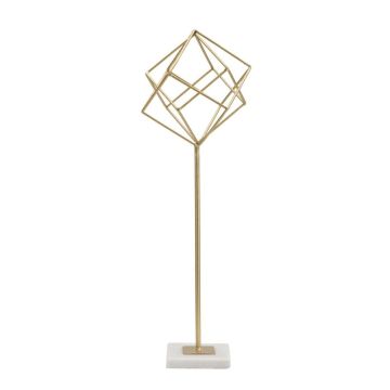 Geometrinė dekoratyvinė skulptūra, 16 × 52,5 × 18 cm