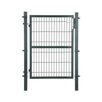 Cinkuoto plieno sodo vartai 106 x 125 cm, žalios spalvos