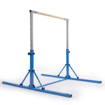 Gimnastikos strypų sistema, 13 aukščio lygių, 173 × 137 × 90–150 cm