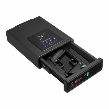 Gun safe VEVOR WX007, for 2 pistols, 32.5 × 24 × 8.6 cm