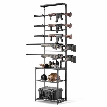 Стойка для оружия VEVOR RF-SN-047, До 5 винтовок, 63 × 35 × 13 см