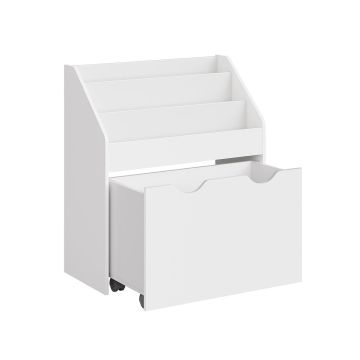 Полка для игрушек 29,5x62,5x70см., белая