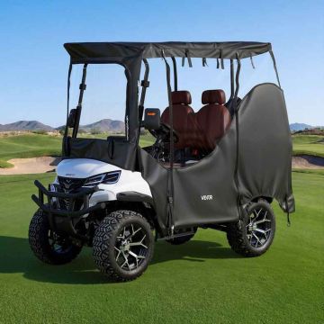 Golf cart cover VEVOR 130542, 2 and 2+2 seats, 184 × 133 × 146 cm