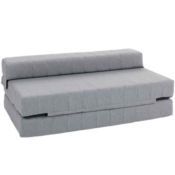 Напольный диван-кровать Homcom 138x80x50 см, серый.