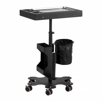 Тележка для салона красоты ASYSTOR PRO INK 716C, 3 держателя инструментов