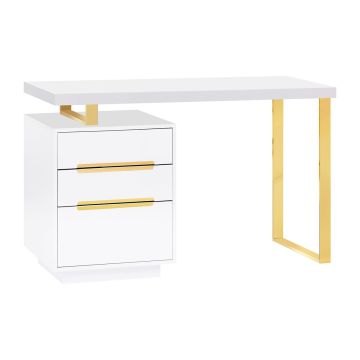 Beauty table "ACTIVESHOP" 3311G, 3 drawers, White