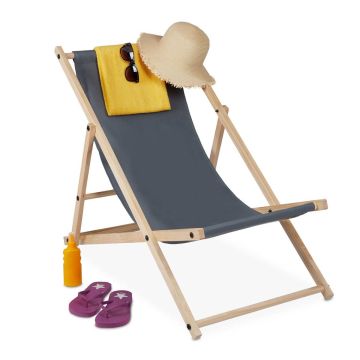 Gultas Relaxdays, 3 padėtys, 56 × 82 × 93,5 cm