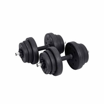Svarmenų rinkinys 20 kg., juodos spalvos