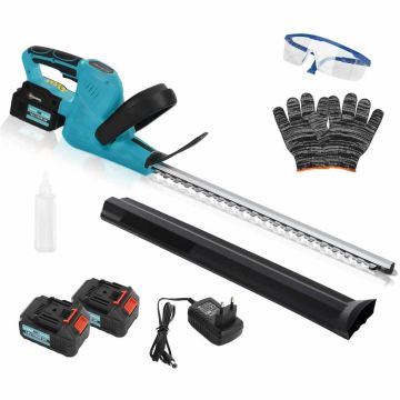 Hedge trimmer, 2 batteries, 86 × 17 × 17 cm