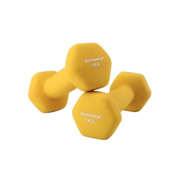 Svarmenų rinkinys SYL62YL 2 x 1 kg., geltonos spalvos
