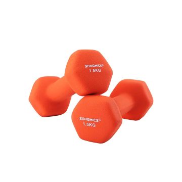 Svarmenų rinkinys SYL63OG 2 x 1,5 kg., oranžinės spalvos