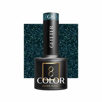 Hybrid gel polish OCHO NAILS GLITTER G16