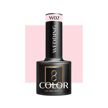 Hybrid gel polish OCHO NAILS W02, 5 g, Pink