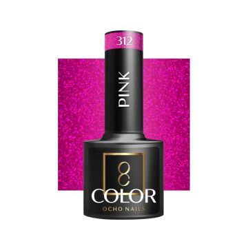 Hybrid gel nail polish OCHO NAILS PINK, 312