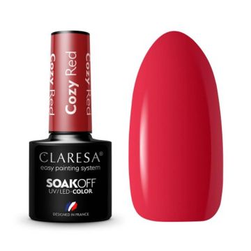 Гибридный лак для ногтей CLARESA COZY RED