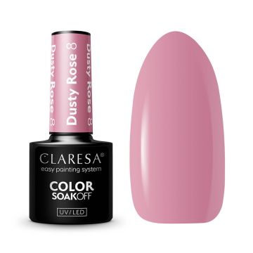 Hybrid nail polish CLARESA DUSTY ROSE 8