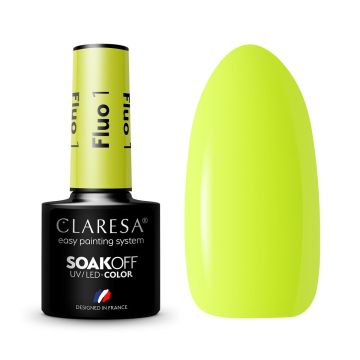 Hybrid nail polish CLARESA FLUO 1