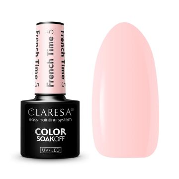 Hybrid nail polish CLARESA "French Time 5"