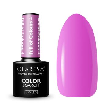 Hybrid nail polish CLARESA Full of Colours 4 Hybrid