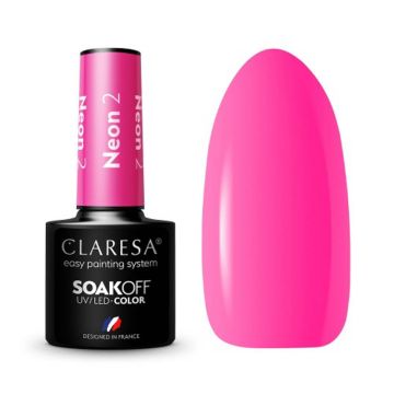 Hybrid nail polish CLARESA NEON 2