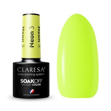 Hybrid nail polish CLARESA NEON 3