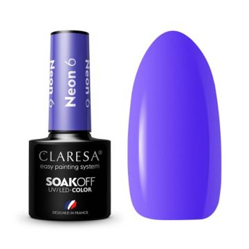 Hybrid nail polish Claresa Neon 6