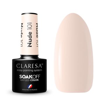 Hybrid nail polish Claresa Nude 101