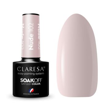 Hybrid nail polish CLARESA NUDE 102