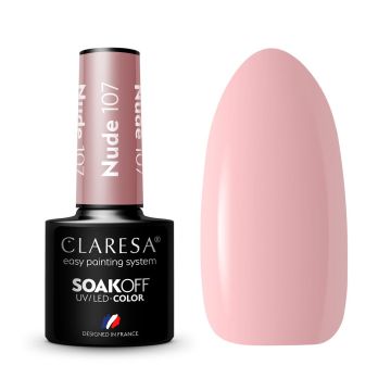 Hybrid nail polish CLARESA NUDE 107