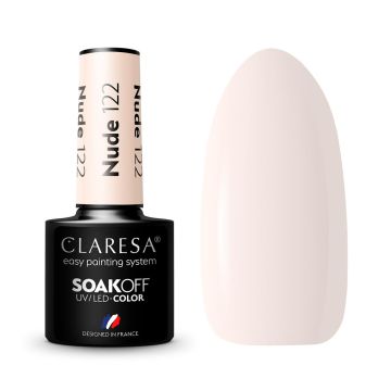 Hybrid nail polish CLARESA NUDE 122