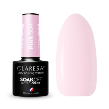 Hibridinis nagų lakas CLARESA PINK 504