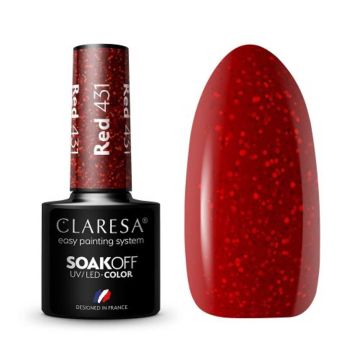 Hybrid nail polish CLARESA RED 431