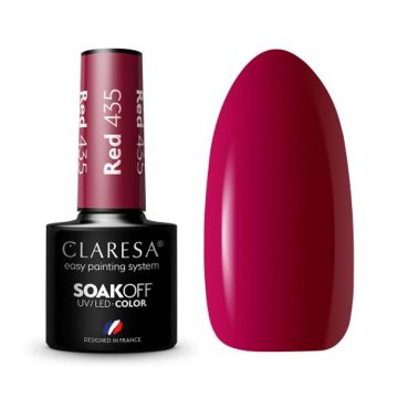 Hybrid nail polish CLARESA RED 435