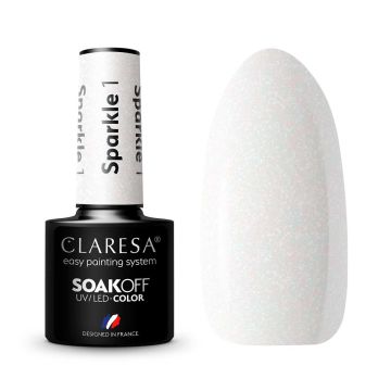 Hybrid nail polish CLARESA SPARKLE 1