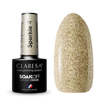 Hybrid nail polish Claresa Sparkle 4