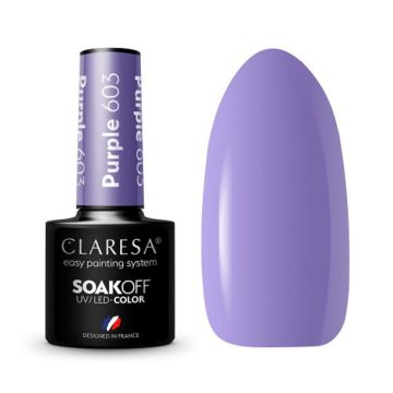 Hybrid nail polish Claresa Violet 603
