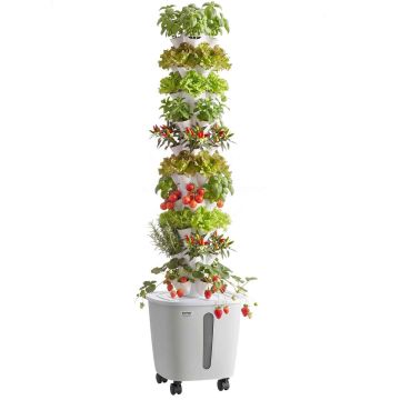 Hydroponic tower VEVOR VV1-10C-EU, 10 tiers, 50 capsules, 35 × 132 × 35 cm