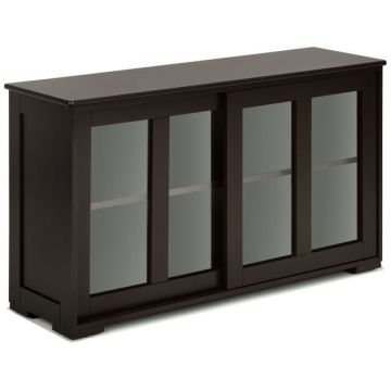 Indauja, 2 stumdomos durys, Balta/juoda/ruda/pilka, 107 × 64 × 33 cm