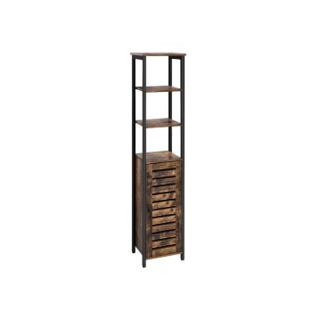 Высокий шкаф LSC37BX 37 x 30 x 167 см., коричневый/черный