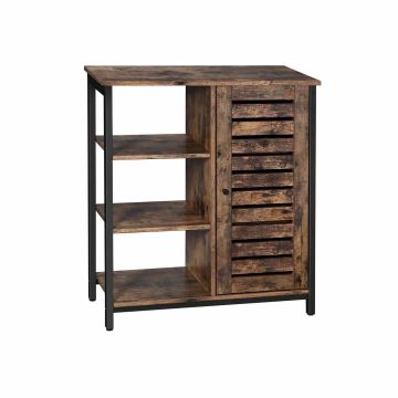 Шкаф LSC74BX, коричневый/черный