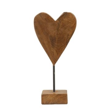 Interjero skulptūra, širdies formos, 15 × 35 × 10 cm