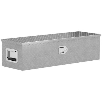 Įrankių dėžė Homcom 51x22x32cm., sidabrinės spalvos