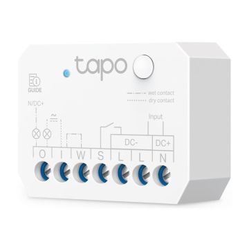 Išmanus jungiklio modulis TP-LINK Tapo S110E, 34 × 17 × 45 mm